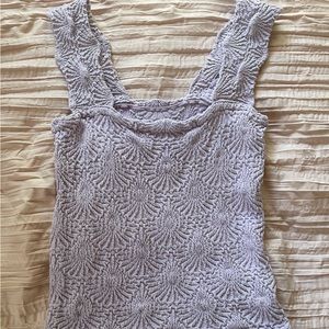 Purple free people love letter cami